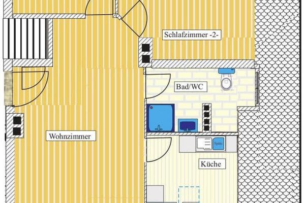 Pronájem bytu 3+1 47 m², Birkenweg 13, Bremerhaven, Bremen Pronájem bytu 3+1 47 m², Birkenweg 13, Bremerhaven, Bremen