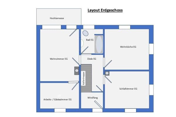 Pronájem bytu 3+1 70 m², Uttenreuth Pronájem bytu 3+1 70 m², Uttenreuth