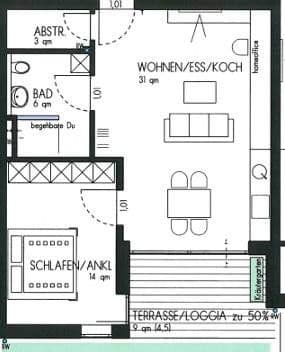 Pronájem bytu 2+kk 58 m², Lauchheim Pronájem bytu 2+kk 58 m², Lauchheim