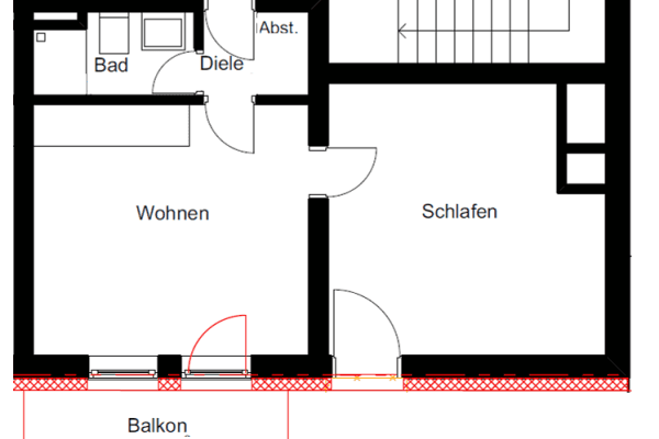 Pronájem bytu 2+1 36 m², München, Bavorsko Pronájem bytu 2+1 36 m², München, Bavorsko