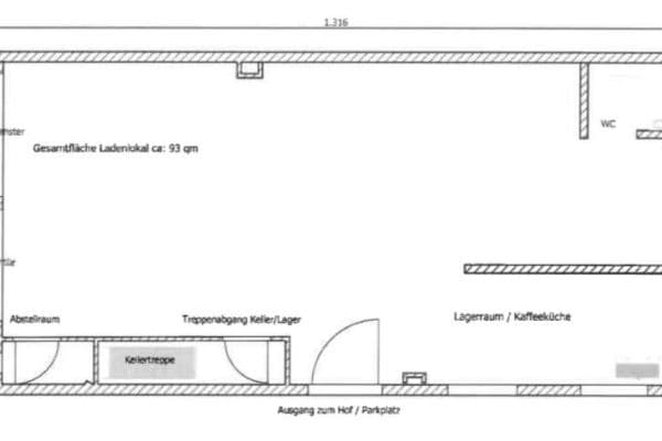 Pronájem nebytového prostoru 100 m², Doelenstraße 4-6, Wesel, Severní Porýní-Vestfálsko Pronájem nebytového prostoru 100 m², Doelenstraße 4-6, Wesel, Severní Porýní-Vestfálsko