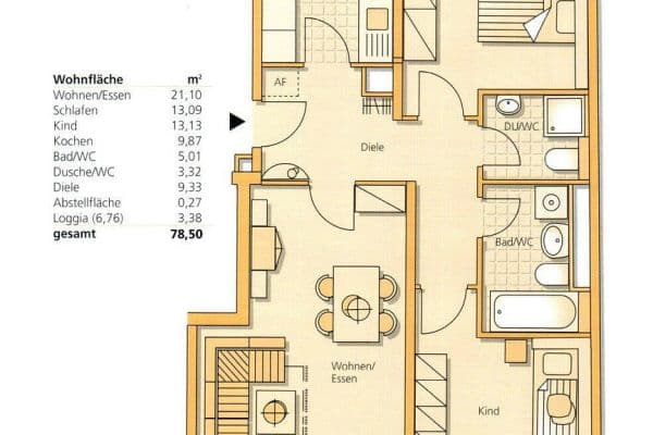 Prodej bytu 3+1 79 m², Frankfurt am Main, Hessen Prodej bytu 3+1 79 m², Frankfurt am Main, Hessen