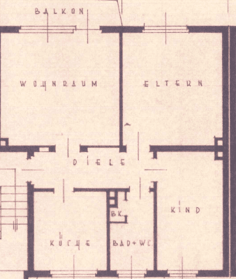 Pronájem bytu 3+1 65 m², Gerlindstraße 10, Dortmund Pronájem bytu 3+1 65 m², Gerlindstraße 10, Dortmund