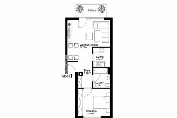 Prodej bytu 2+1 52 m², Mannheim, Bádensko-Württembersko Prodej bytu 2+1 52 m², Mannheim, Bádensko-Württembersko