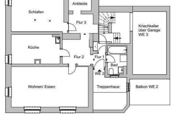 Pronájem bytu 2+kk 80 m², Schauenburgstr. 23, Dossenheim Pronájem bytu 2+kk 80 m², Schauenburgstr. 23, Dossenheim