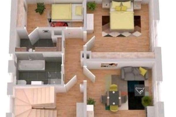 Pronájem bytu 2+kk 60 m², Heidenheim Pronájem bytu 2+kk 60 m², Heidenheim