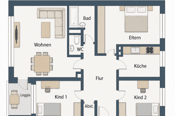Prodej bytu 4+1 79 m², Mainz Bretzenheim, Hessen Prodej bytu 4+1 79 m², Mainz Bretzenheim, Hessen
