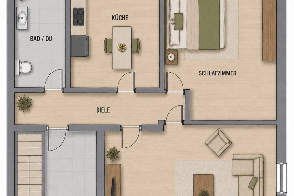 Pronájem bytu 2+1 59 m², Waldecker Str 11, Duisburg, Severní Porýní-Vestfálsko Pronájem bytu 2+1 59 m², Waldecker Str 11, Duisburg, Severní Porýní-Vestfálsko
