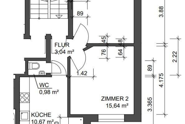 Prodej bytu 2+1 45 m², Lübeck Prodej bytu 2+1 45 m², Lübeck