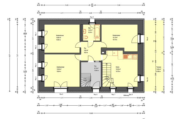 Pronájem bytu 5+1 121 m², Maxener Straße 7, Dresden, Sasko Pronájem bytu 5+1 121 m², Maxener Straße 7, Dresden, Sasko