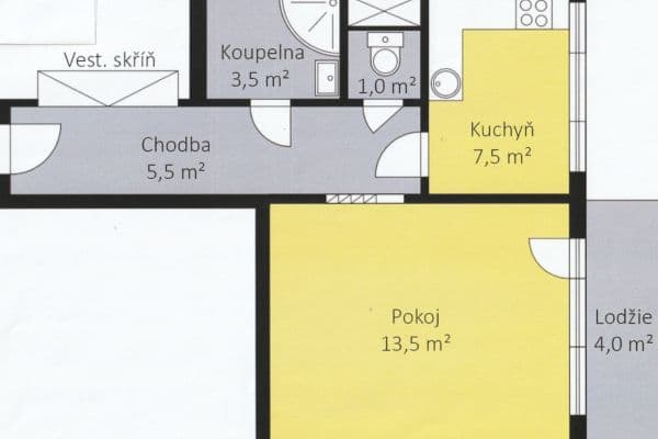 Pronájem bytu 1+1 35 m², Na Magistrále, Kolín, Středočeský kraj Pronájem bytu 1+1 35 m², Na Magistrále, Kolín, Středočeský kraj