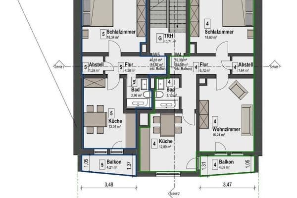 Prodej bytu 1+kk 45 m², Halbergstraße 39, Ludwigshafen am Rhein Prodej bytu 1+kk 45 m², Halbergstraße 39, Ludwigshafen am Rhein