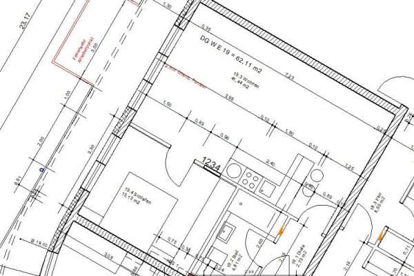 Pronájem bytu 3+kk 73 m², Lantzalle 1, Düsseldorf Pronájem bytu 3+kk 73 m², Lantzalle 1, Düsseldorf