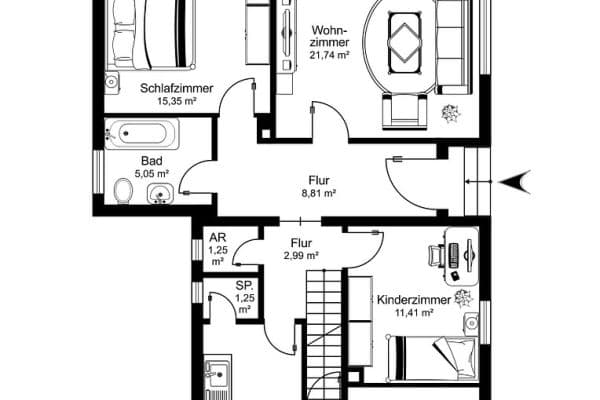 Prodej domu 177 m², pozemek 564 m², Nicolaus-Zech-Str. 38, Coburg, Bavorsko Prodej domu 177 m², pozemek 564 m², Nicolaus-Zech-Str. 38, Coburg, Bavorsko
