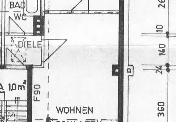 Pronájem bytu 1+1 36 m², Sybelstr. 64, Essen, Severní Porýní-Vestfálsko Pronájem bytu 1+1 36 m², Sybelstr. 64, Essen, Severní Porýní-Vestfálsko