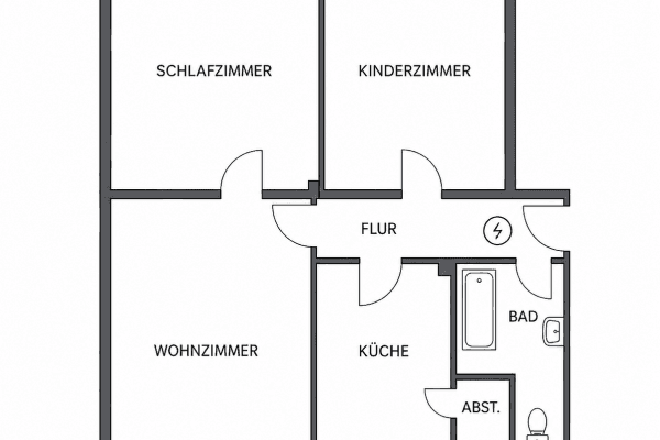 Pronájem bytu 3+1 72 m², Wuppertal Pronájem bytu 3+1 72 m², Wuppertal