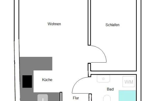 Prodej bytu 1+kk 32 m², Hamburg, Hamburg Prodej bytu 1+kk 32 m², Hamburg, Hamburg
