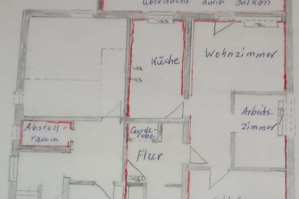 Pronájem bytu 2+kk 83 m², Alsbach-Hähnlein Pronájem bytu 2+kk 83 m², Alsbach-Hähnlein