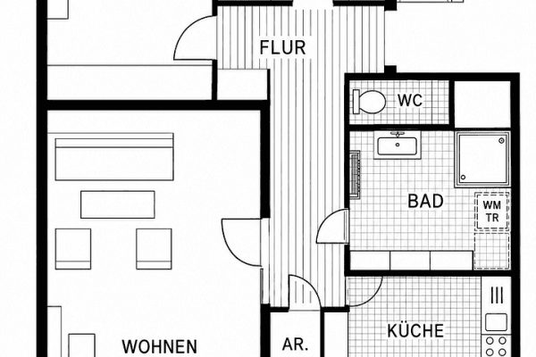 Pronájem bytu 3+kk 83 m², Neuhausen a. d. F. Pronájem bytu 3+kk 83 m², Neuhausen a. d. F.