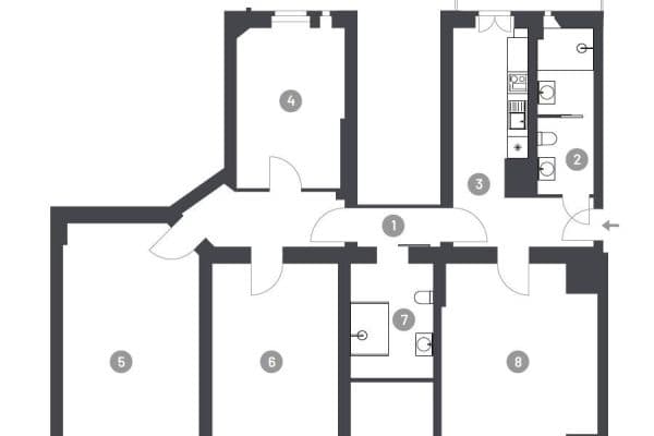 Prodej bytu 4+1 140 m², Rönnestraße 4, Berlin, Berlín Prodej bytu 4+1 140 m², Rönnestraße 4, Berlin, Berlín