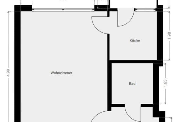 Prodej bytu 1+1 28 m², Friedenstraße 23, Hamburg, Hamburg Prodej bytu 1+1 28 m², Friedenstraße 23, Hamburg, Hamburg