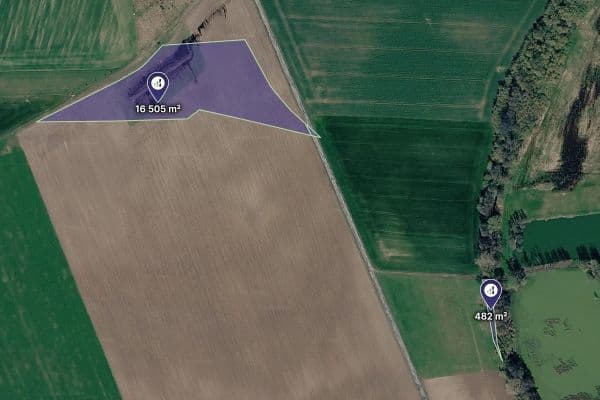 Prodej pozemku 16.987 m², Kostomlaty nad Labem Prodej pozemku 16.987 m², Kostomlaty nad Labem