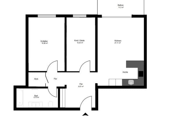 Prodej bytu 3+1 82 m², Hermann-Balk-Straße 113, Hamburg, Hamburg Prodej bytu 3+1 82 m², Hermann-Balk-Straße 113, Hamburg, Hamburg