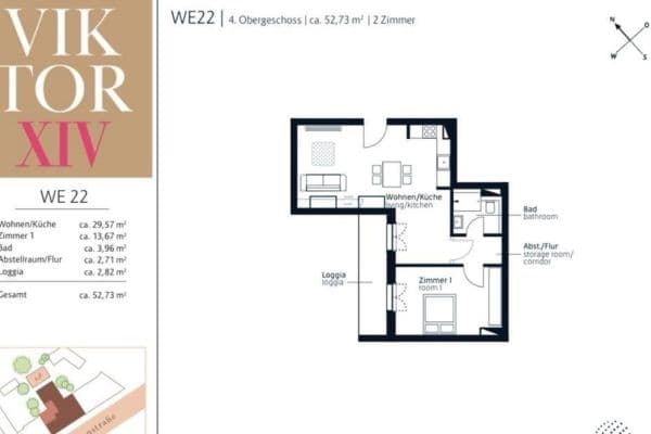 Pronájem bytu 2+1 53 m², Hoffmannstr. 14, Berlin, Berlín Pronájem bytu 2+1 53 m², Hoffmannstr. 14, Berlin, Berlín