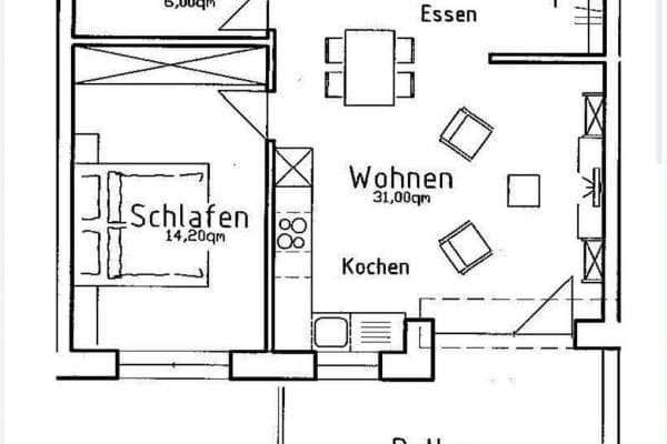 Pronájem bytu 2+1 60 m², Weinsberg Pronájem bytu 2+1 60 m², Weinsberg