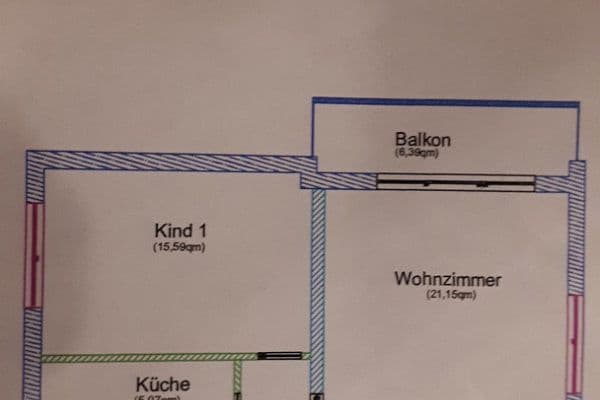 Pronájem bytu 3+1 77 m², Talstrasse 1, Oberasbach Pronájem bytu 3+1 77 m², Talstrasse 1, Oberasbach