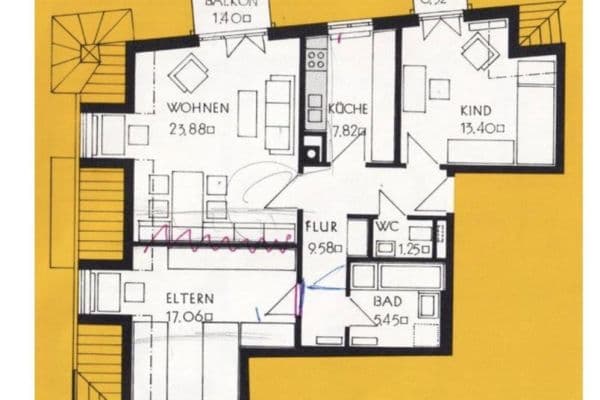Prodej bytu 3+1 104 m², Tunnelstraße 15, Augsburg Prodej bytu 3+1 104 m², Tunnelstraße 15, Augsburg