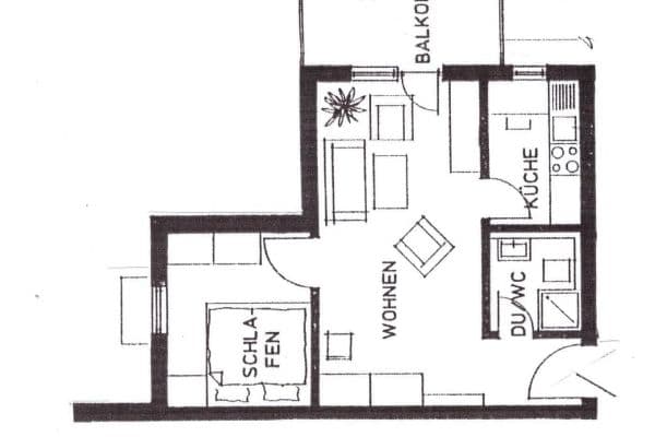Pronájem bytu 2+1 48 m², Nürtingen Pronájem bytu 2+1 48 m², Nürtingen