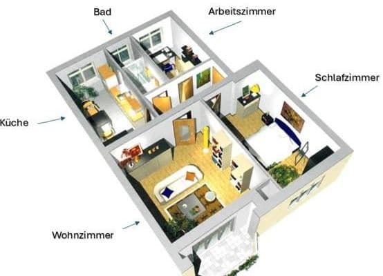 Prodej bytu 3+1 71 m², Berlin, Berlín Prodej bytu 3+1 71 m², Berlin, Berlín