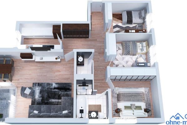 Pronájem bytu 4+1 100 m², Wetzelgasse 6, Düsseldorf, Severní Porýní-Vestfálsko Pronájem bytu 4+1 100 m², Wetzelgasse 6, Düsseldorf, Severní Porýní-Vestfálsko