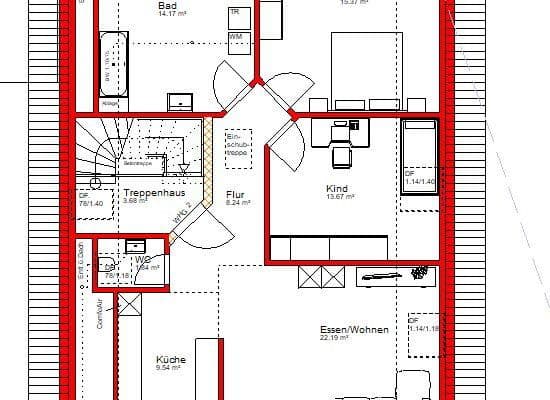 Pronájem bytu 3+1 86 m², Willstätt-Eckartsweier Pronájem bytu 3+1 86 m², Willstätt-Eckartsweier