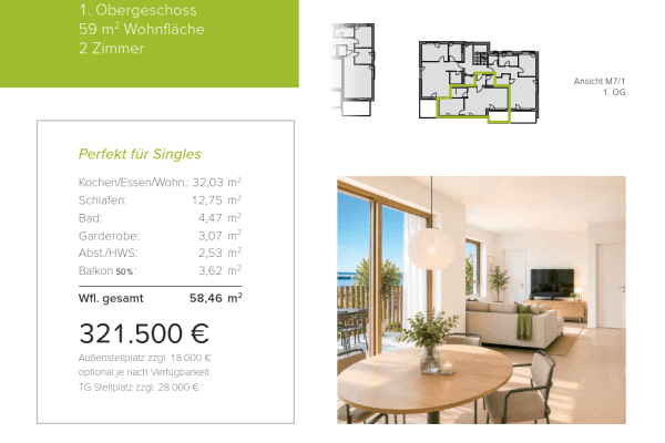 Prodej bytu 2+1 59 m², Moltkestr. 7, Langenau, Bádensko-Württembersko Prodej bytu 2+1 59 m², Moltkestr. 7, Langenau, Bádensko-Württembersko