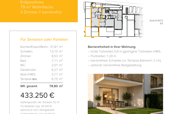 Prodej bytu 3+1 79 m², Moltkestr. 7, Langenau, Bádensko-Württembersko Prodej bytu 3+1 79 m², Moltkestr. 7, Langenau, Bádensko-Württembersko