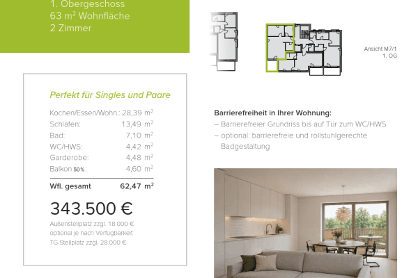 Prodej bytu 2+1 63 m², Moltkestr. 7, Langenau, Bádensko-Württembersko Prodej bytu 2+1 63 m², Moltkestr. 7, Langenau, Bádensko-Württembersko