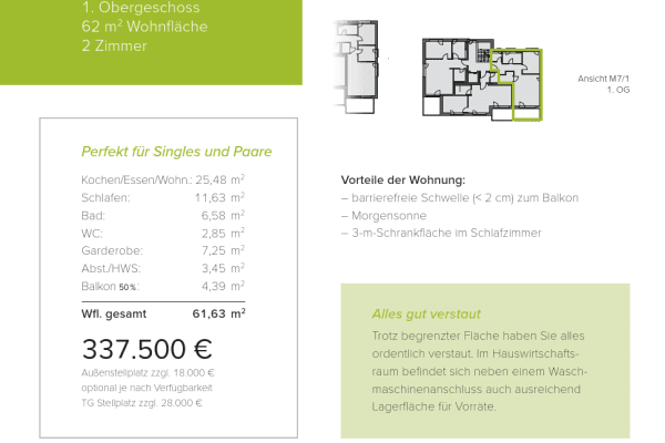 Prodej bytu 2+1 62 m², Moltkestr. 7, Langenau, Bádensko-Württembersko Prodej bytu 2+1 62 m², Moltkestr. 7, Langenau, Bádensko-Württembersko