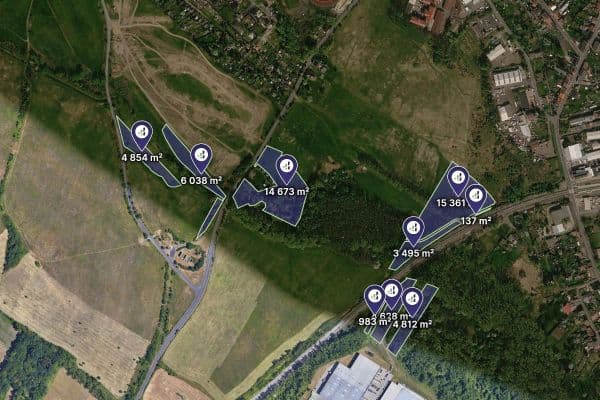 Prodej pozemku 54.987 m², Krupka Prodej pozemku 54.987 m², Krupka