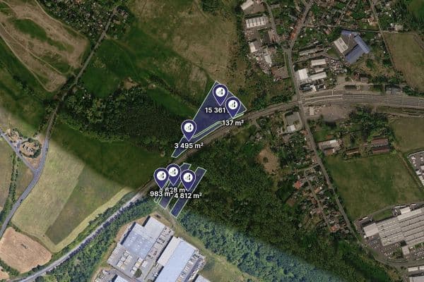Prodej pozemku 50.308 m², Krupka Prodej pozemku 50.308 m², Krupka