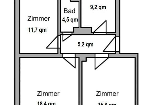 Prodej bytu 3+1 65 m², Rodenstr., Hannover, Dolní Sasko Prodej bytu 3+1 65 m², Rodenstr., Hannover, Dolní Sasko