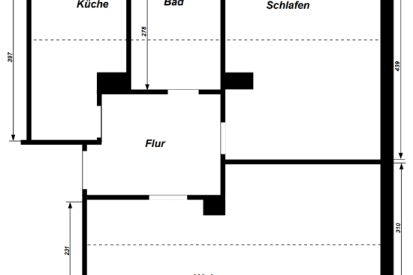 Pronájem bytu 2+1 50 m², Wiprechtstraße 38, Borna Pronájem bytu 2+1 50 m², Wiprechtstraße 38, Borna