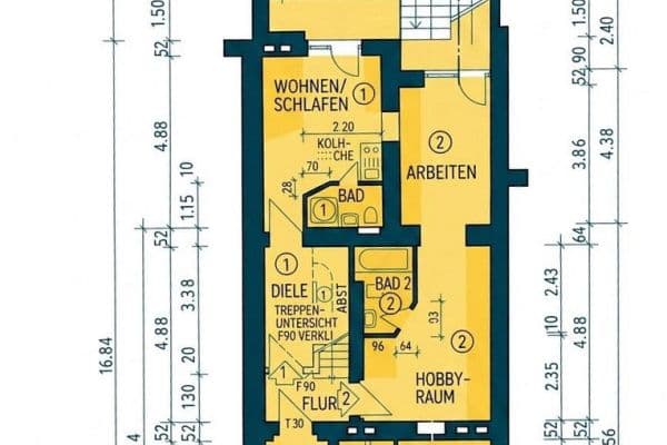 Pronájem bytu 1+1 22 m², Bonn Pronájem bytu 1+1 22 m², Bonn