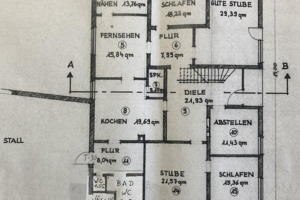 Prodej domu 377 m², pozemek 2.803 m², Petershagen Prodej domu 377 m², pozemek 2.803 m², Petershagen