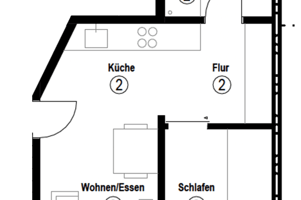 Pronájem bytu 2+1 31 m², Plieningen, Bádensko-Württembersko Pronájem bytu 2+1 31 m², Plieningen, Bádensko-Württembersko