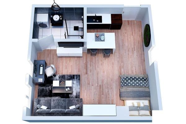 Pronájem bytu 1+1 42 m², Berlin, Berlín Pronájem bytu 1+1 42 m², Berlin, Berlín