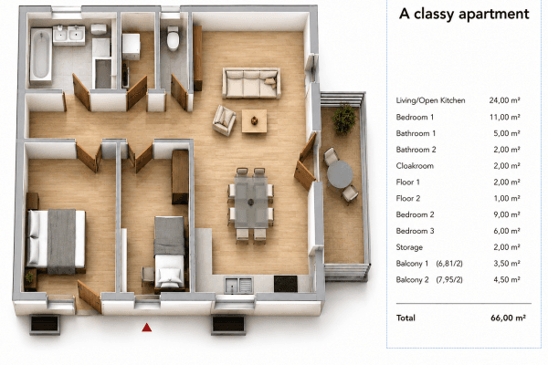 Prodej bytu 2+kk 60 m², Berlin, Berlín Prodej bytu 2+kk 60 m², Berlin, Berlín