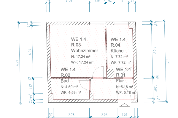 Pronájem bytu 1+1 35 m², Nauen Pronájem bytu 1+1 35 m², Nauen