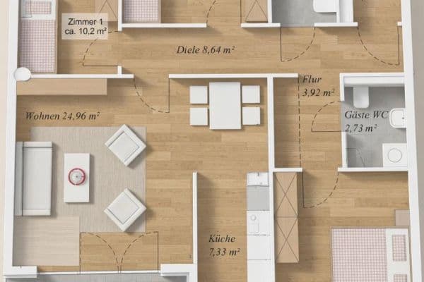 Prodej bytu 4+1 96 m², München, Bavorsko Prodej bytu 4+1 96 m², München, Bavorsko